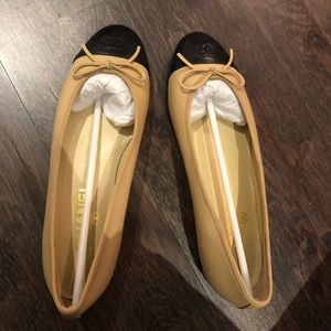 brand new!! chanel ballerinas flat size39